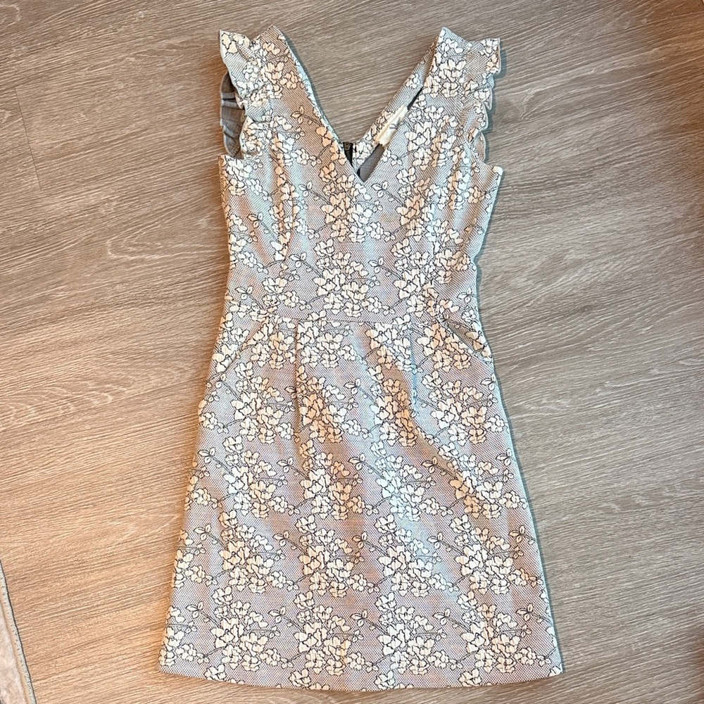 Tabitha Cream Floral Mini Dress